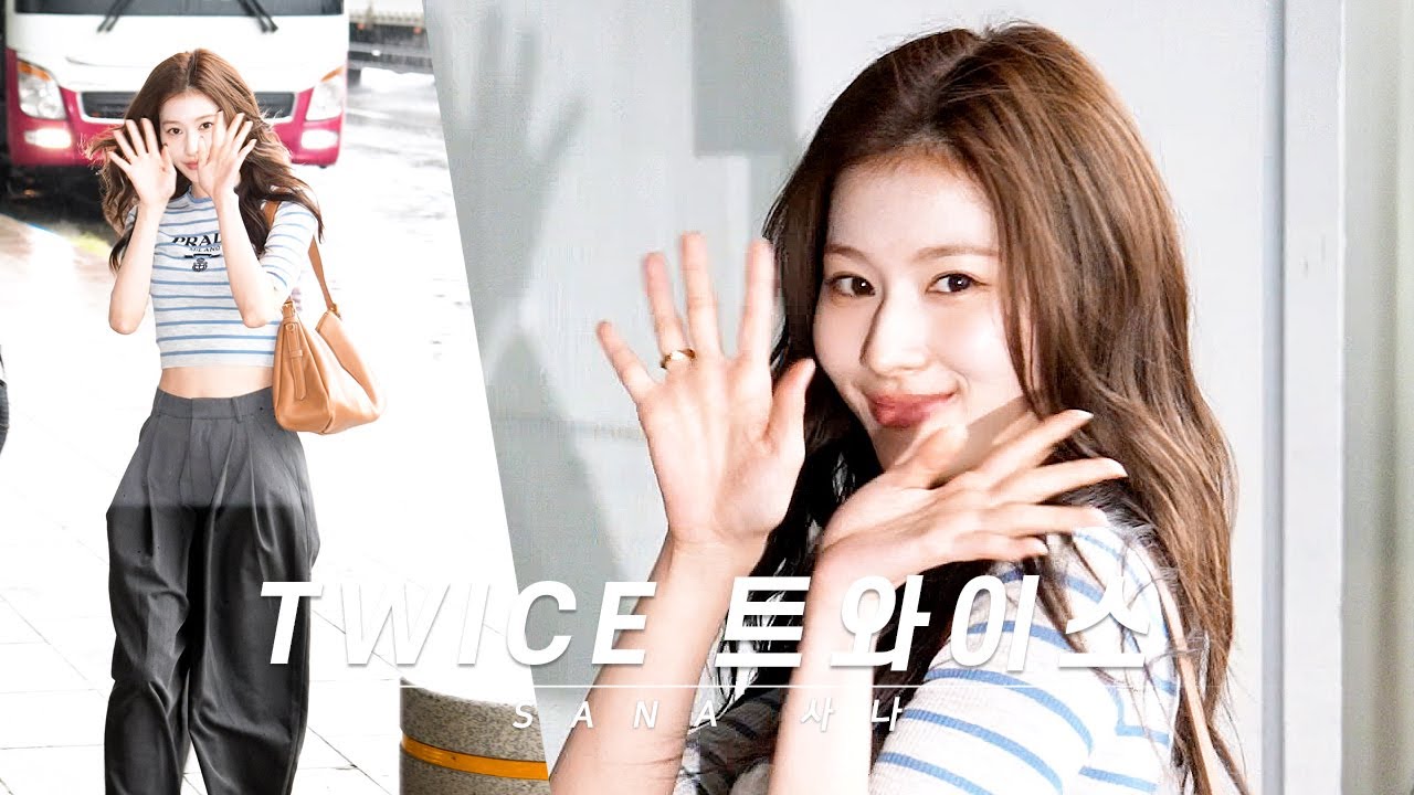SANA 사나 TWICE(트와이스) 일본 일정 출국 departure for JAPAN 240913 4K