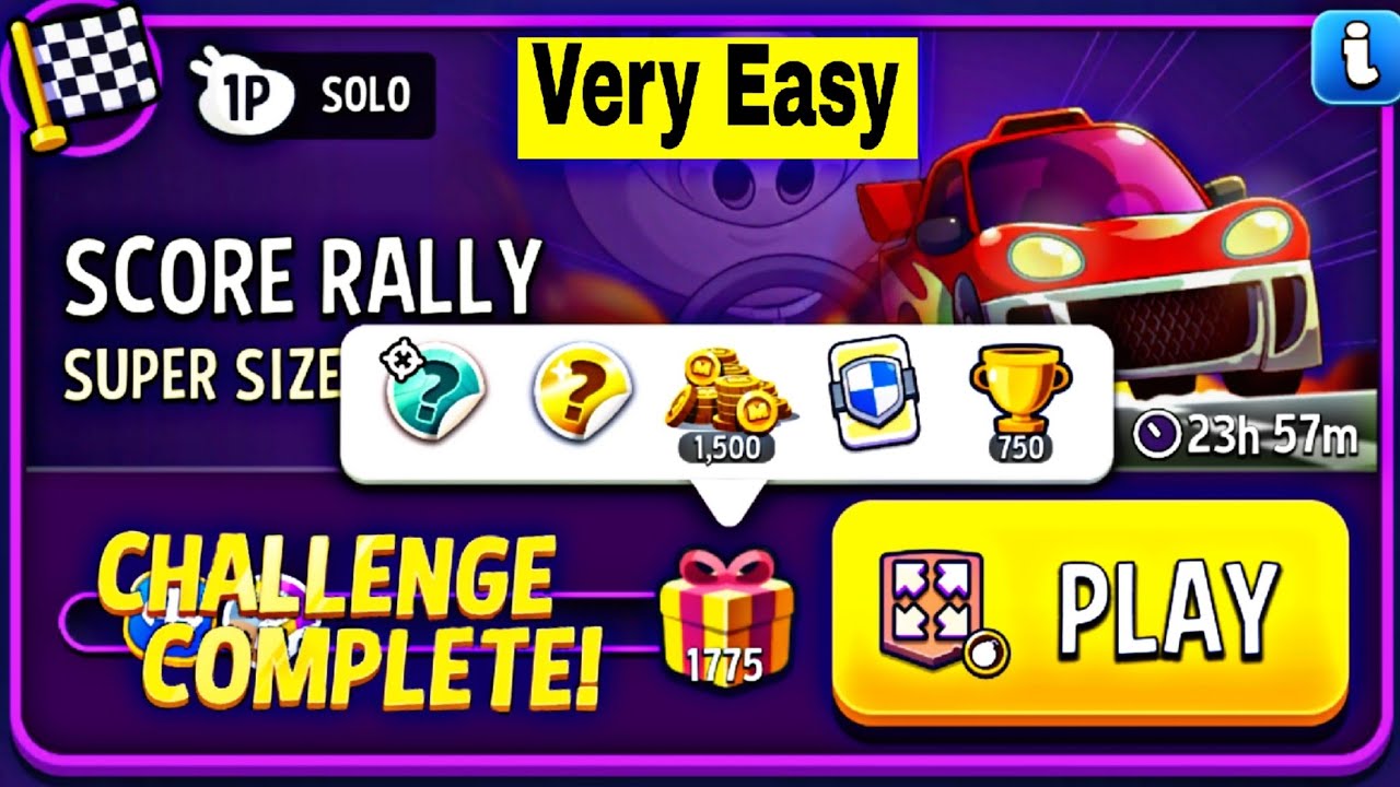 Super Sized Bombs Away ( 1775 Points ) Score Rally Solo / Match Masters Solo Challenge Today