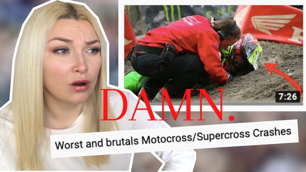 New Zealand Girl Reacts to WORST MOTORCROSS CRASHES!!