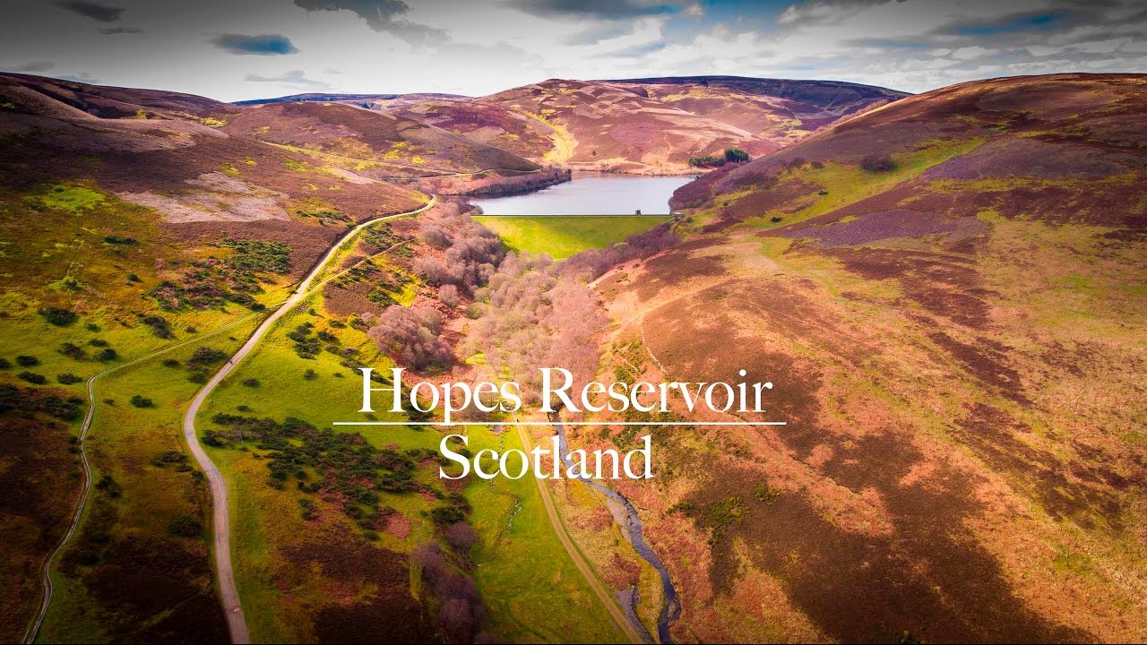 Hopes Reservoir Drone Video - Scotland -DJI Phantom 4