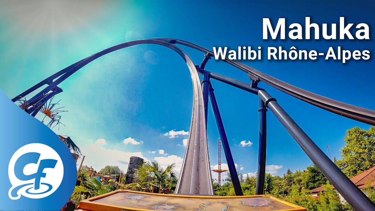 Mahuka front seat on-ride 5K POV @60fps Walibi Rh&ocirc;ne-Alpes Rhone-Alpes