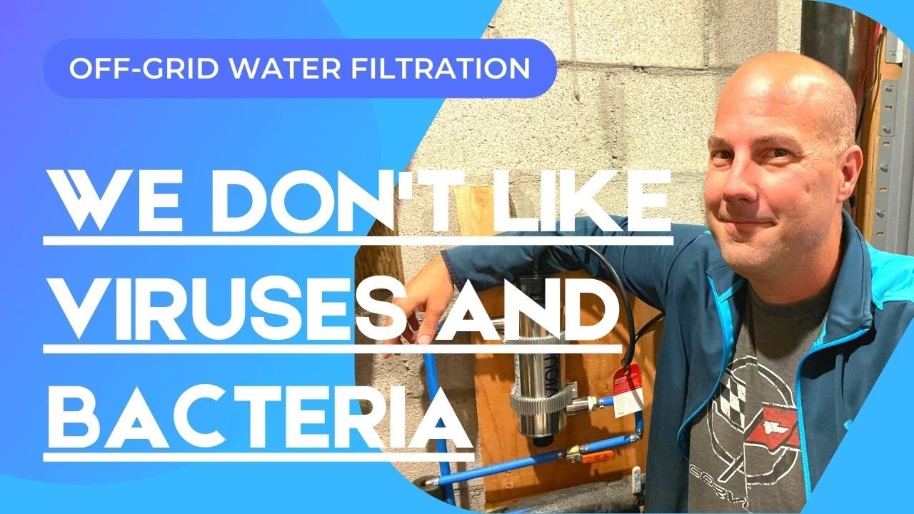 How to install a UV water purifier in an off-grid home
