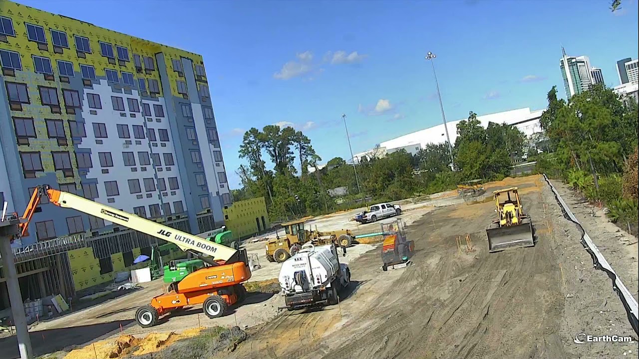 Time Lapse of the Construction of the TRU Hotel, Orlando by Kellogg & Kimsey