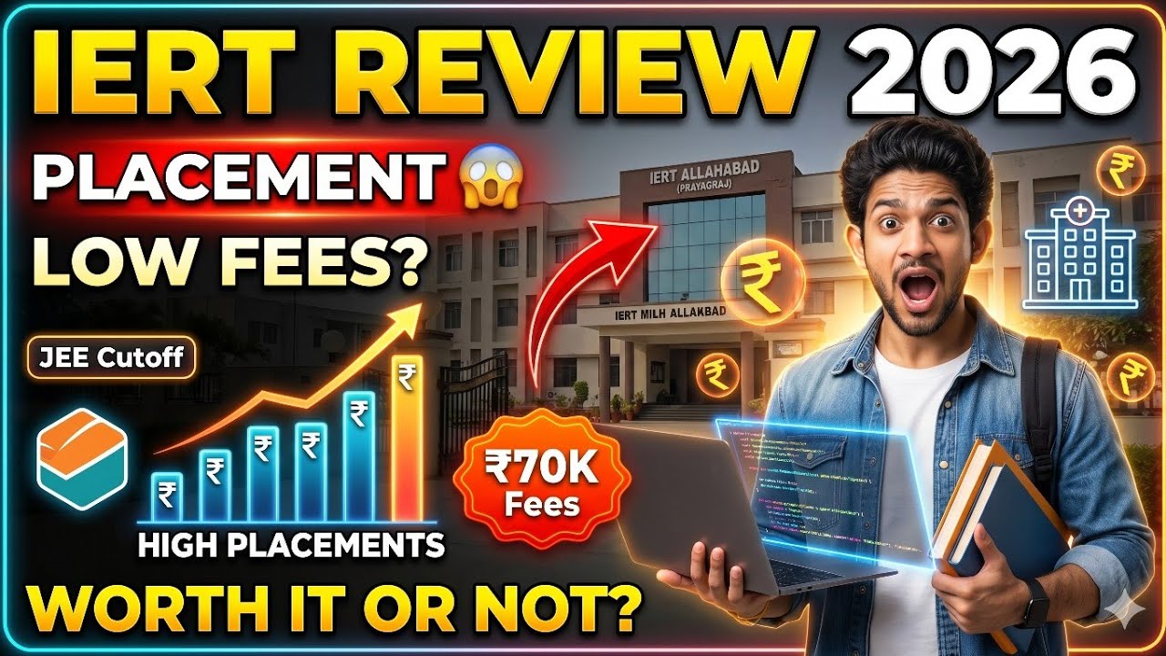 IERT Allahabad Review 2026 🔥 | Cutoff, Placement, Fees, Reality Check (Worth It or Not?)
