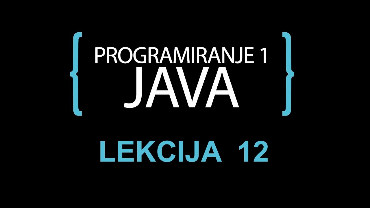 Java programiranje - 12 - Sortiranje niza objekata