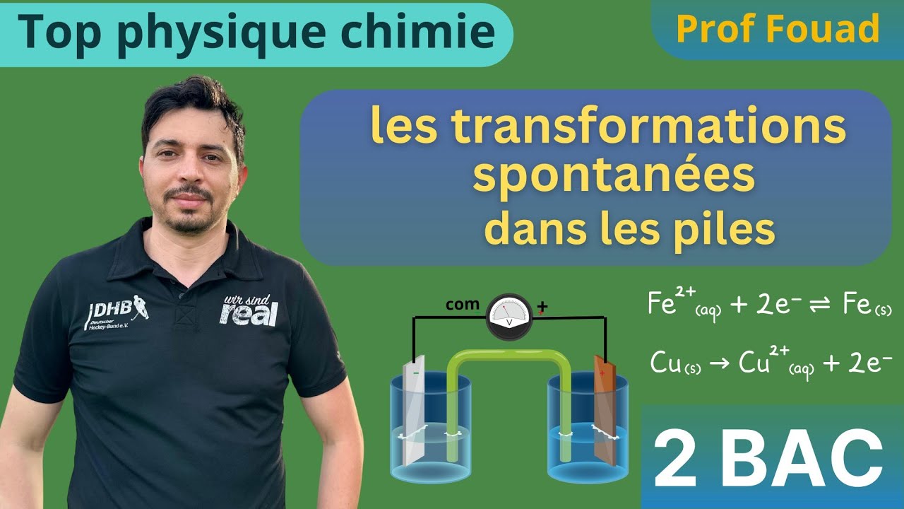 Transformations spontanées dans les piles 2 bac