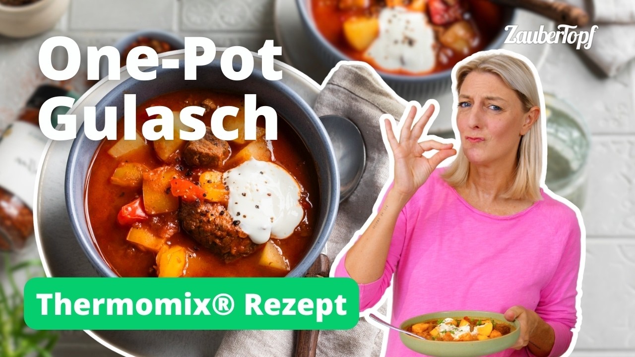 😍 Das BESTE One Pot Gulasch Balkan Style in 2 Schritten | Thermomix&reg; Rezept