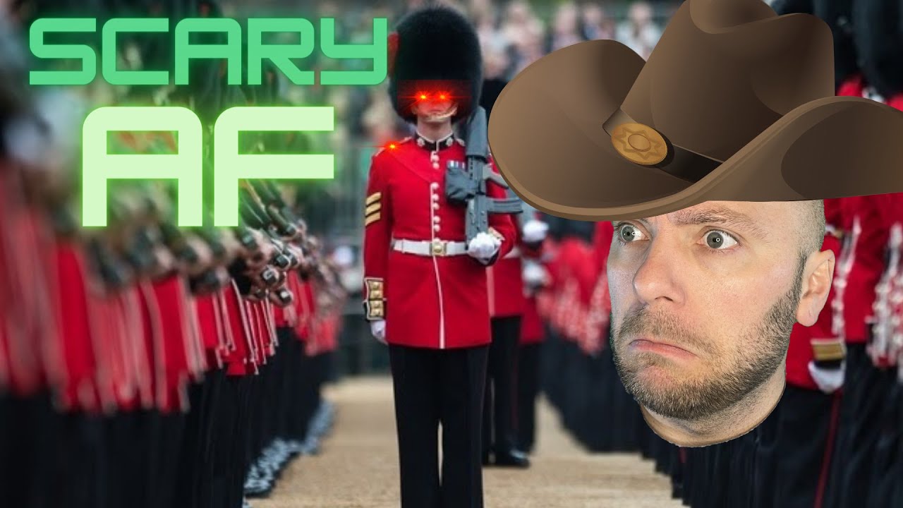 Drunk Texan Reacts to Queen's Guard RAGE!
