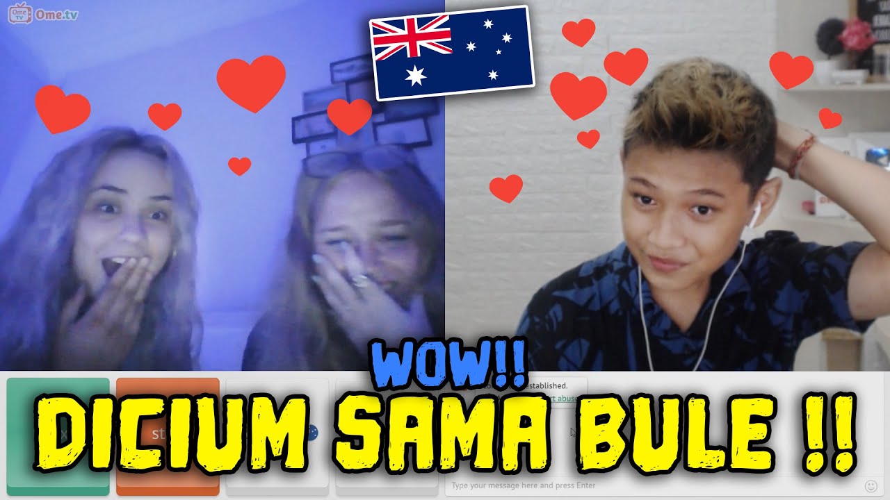 WOW!! AKU DICIUM SAMA BULE AUSTRALIA - Ome tv internasional