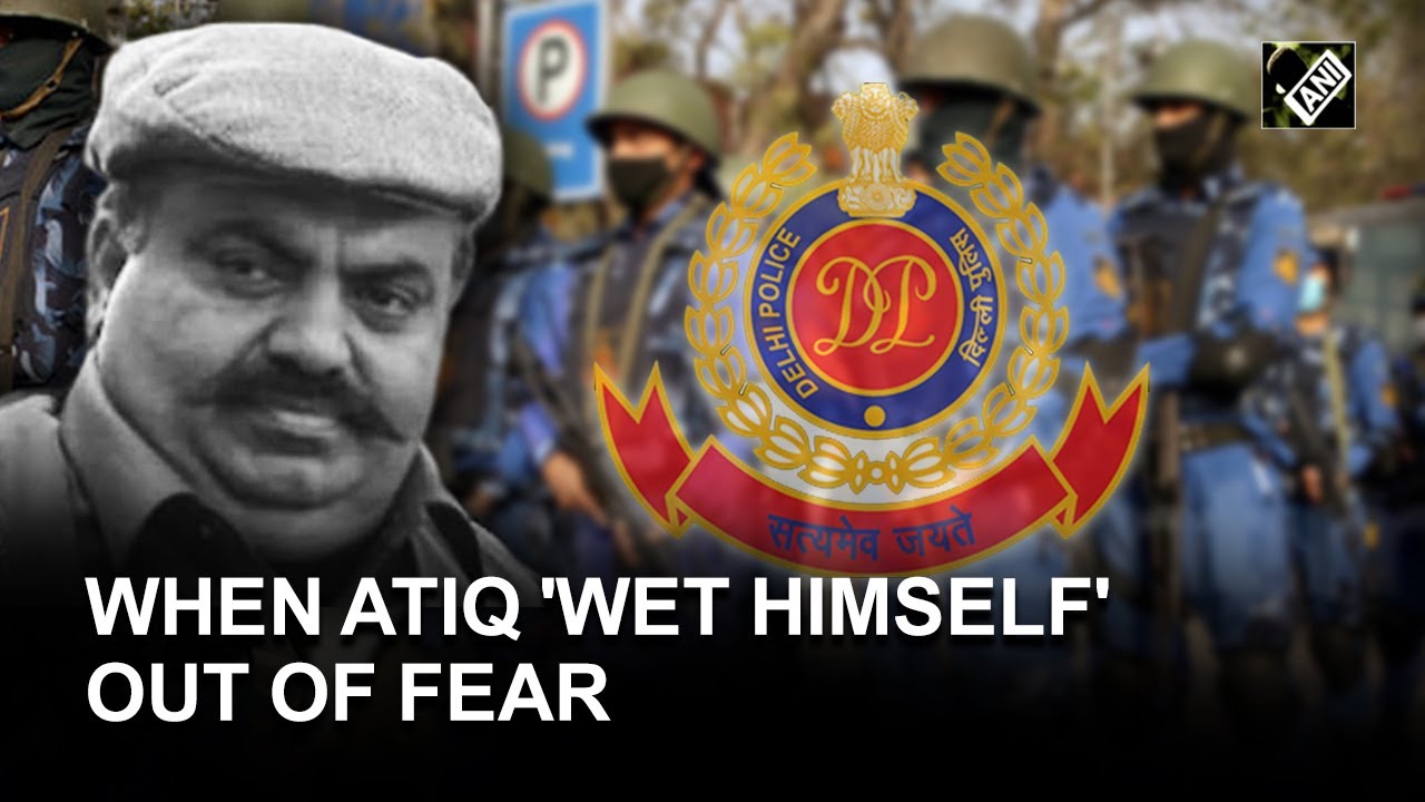 At gunpoint, Atiq Ahmed 
