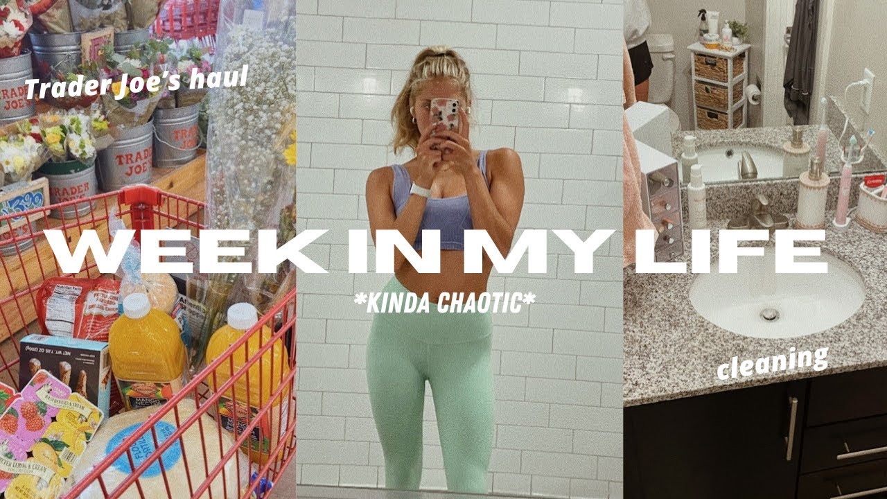 days in my life: HUGE trader joes haul,  clean with me, + having a rough day