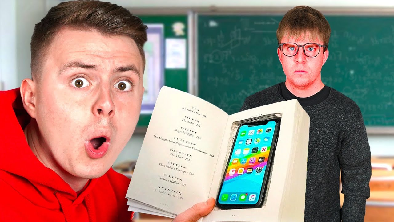 8 ZPŮSOBŮ JAK DOSTAT MOBIL DO ŠKOLY! 😱😡 **špatný nápad**