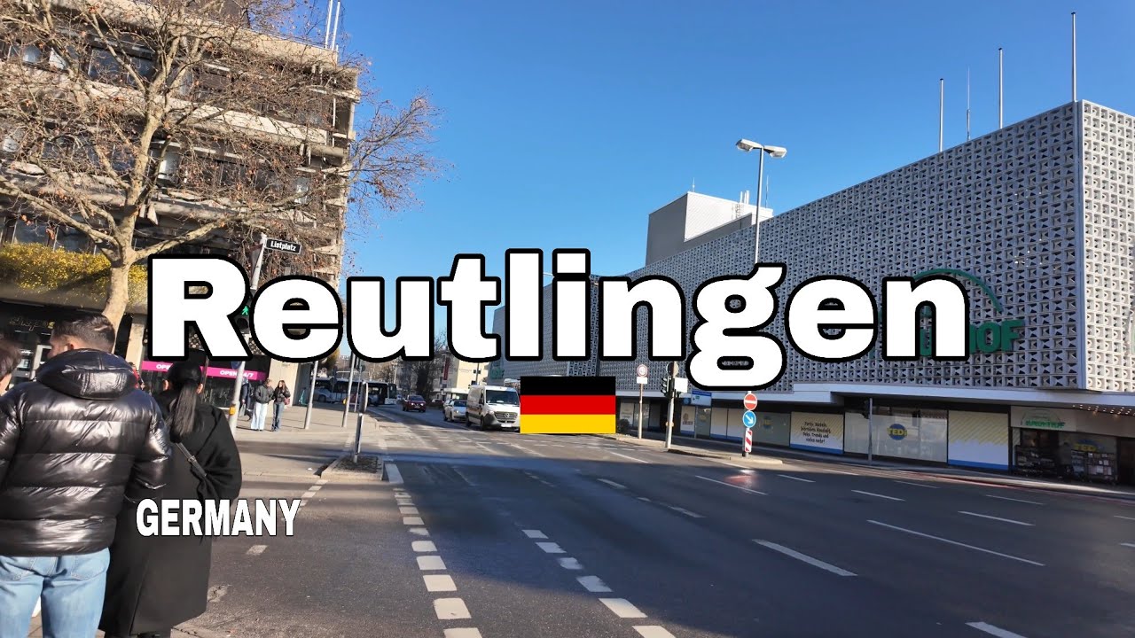 Reutlingen Germany Walking Tour | Exploring a Historic City in Baden-Württemberg | 4K 60fps