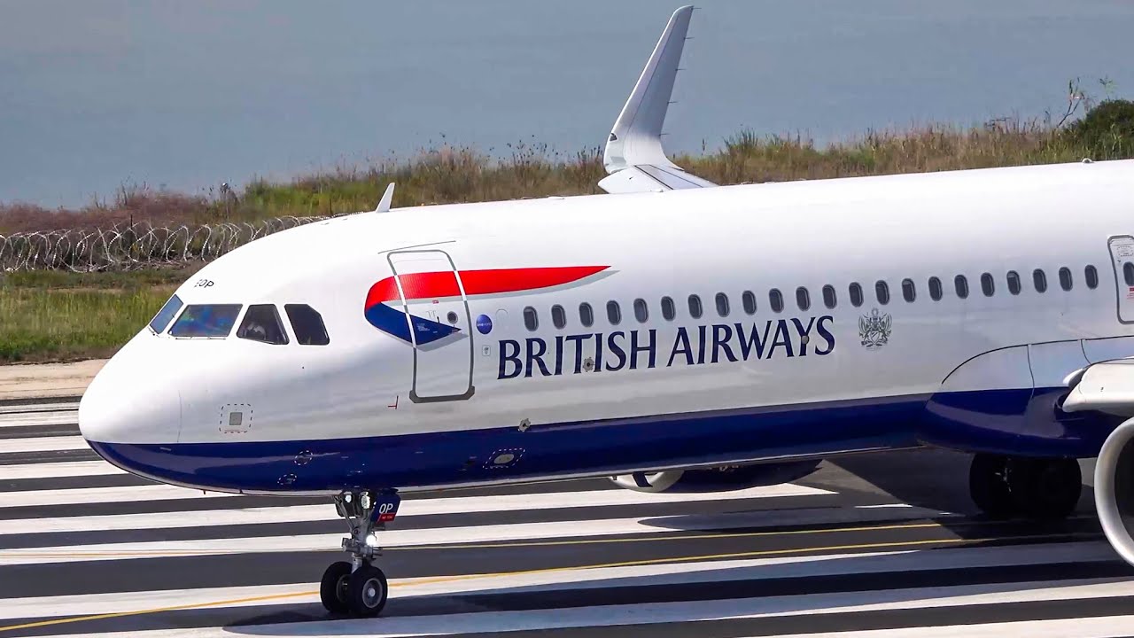 British Airways Airbus A321 NEO || SHORT RUNWAY Takeoff and Landing at CFU [Plane Of The Day]