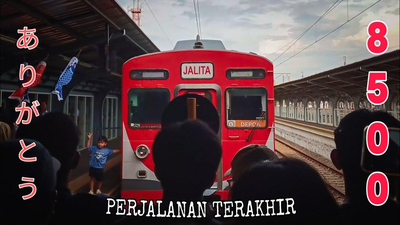 PENGHORMATAN TERAKHIR UNTUK KRL TOKYU 8500/JALITA || Mini Museum Jalita Dan Perjalanan Terkahir