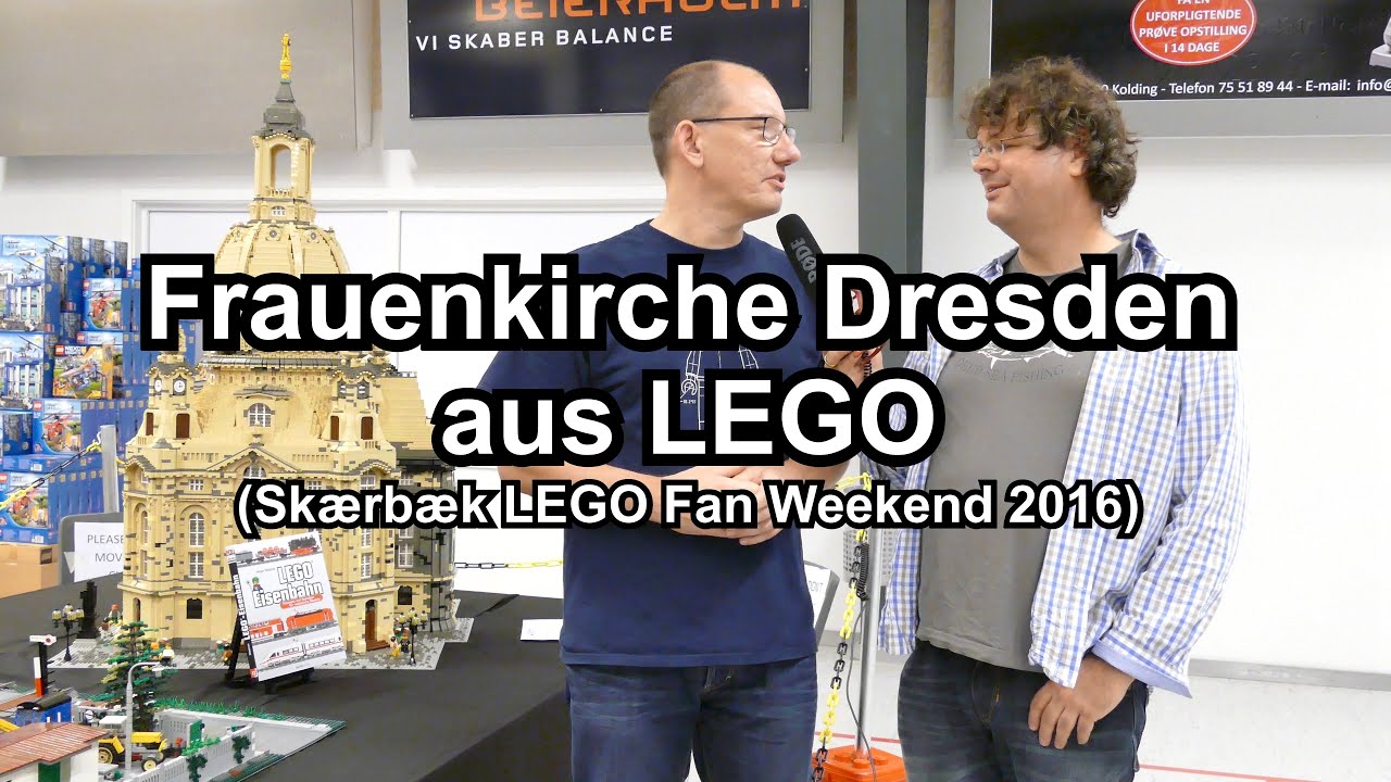 LEGO Frauenkirche Dresden (Interview Skaerbaek 2016 Fan Weekend)