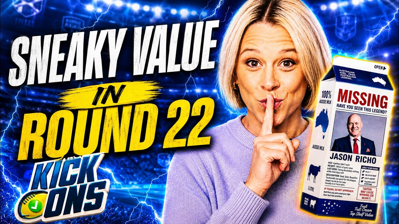 ODDS FLIPPED, MASSIVE OVER OR UNDERS, & AFL BLOCKBUSTERS | KICK ONS ROUND 22 PREVIEW