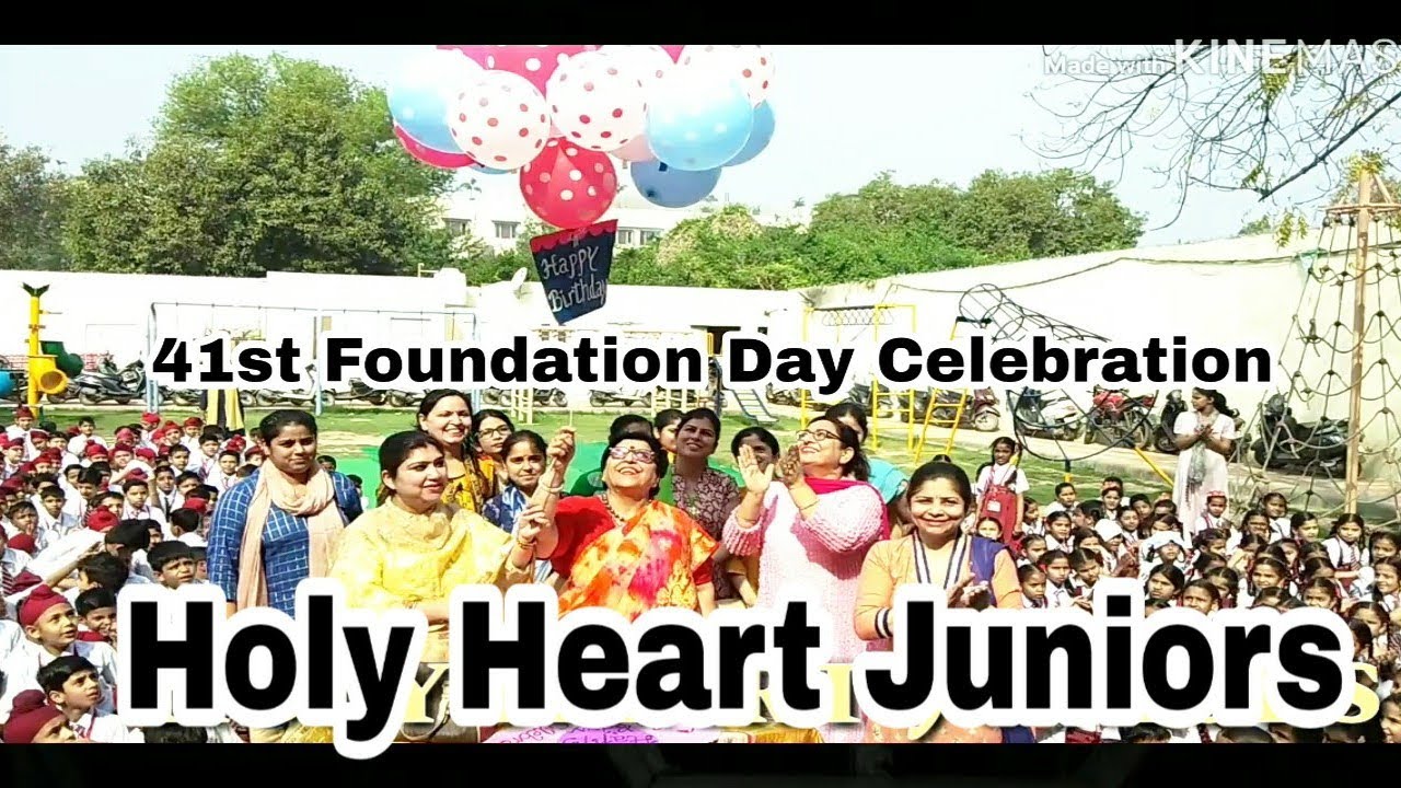41st Foundation Day || Celebrations || Holy Heart Juniors || School || Singing & Dancing Act ...