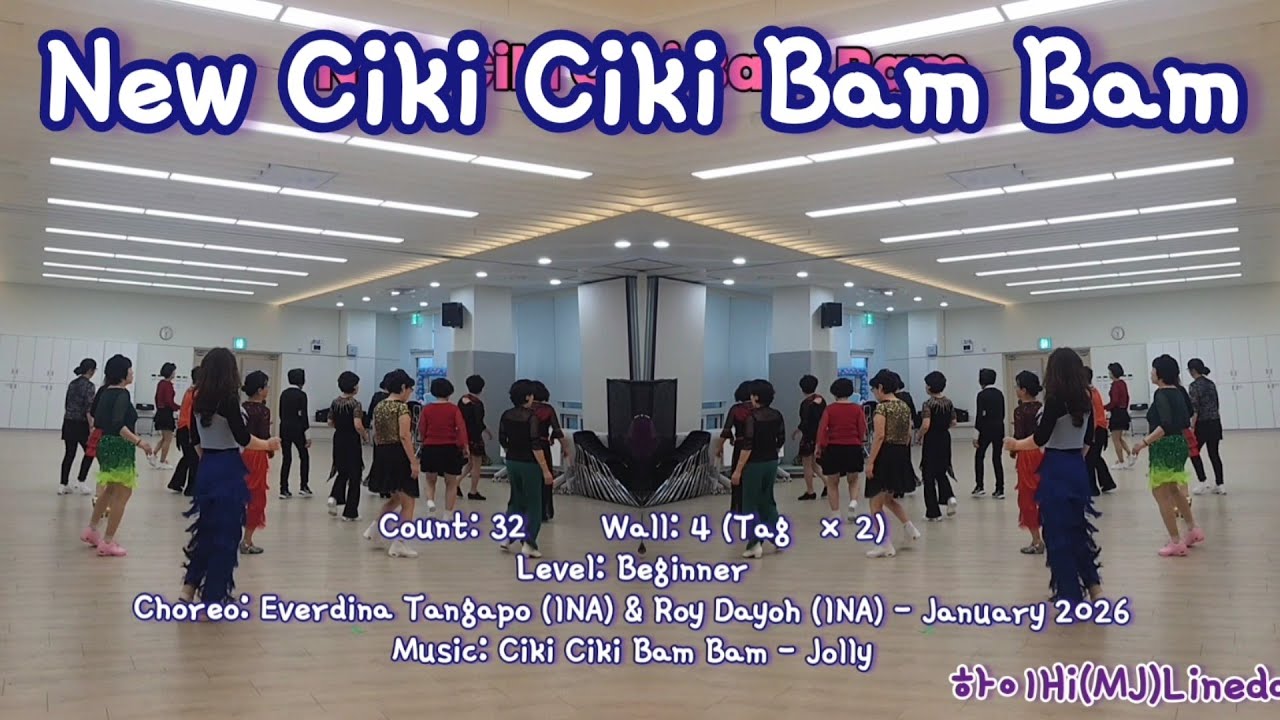 New Ciki Ciki Bam Bam Linedance/뉴시키시키밤밤 라인댄스/Beginner 