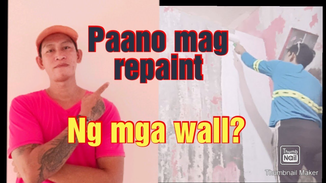 Pinaka madaling paraan para mag REPAINT Ng mga wall #diy painting for the begginers