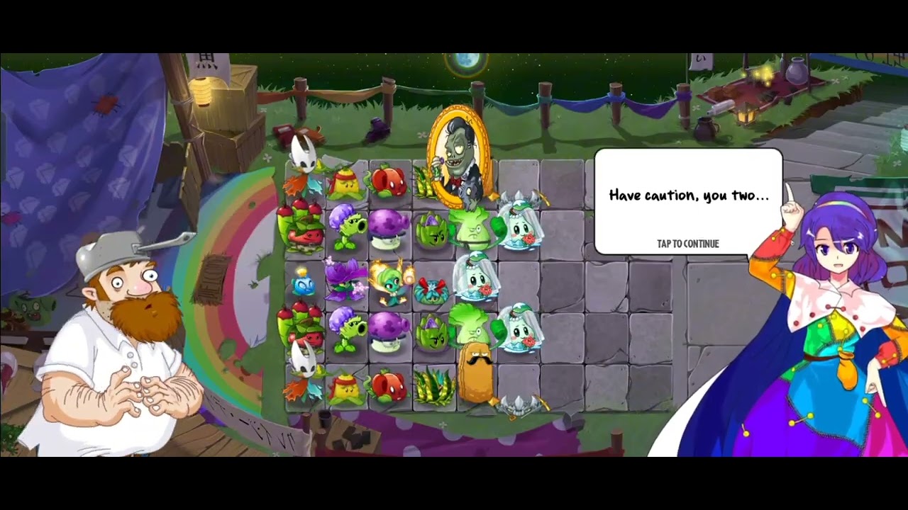 PvZ 2 Refloushed Gameplay: Lunar Rainbow Market (Night 16 to Night 20)