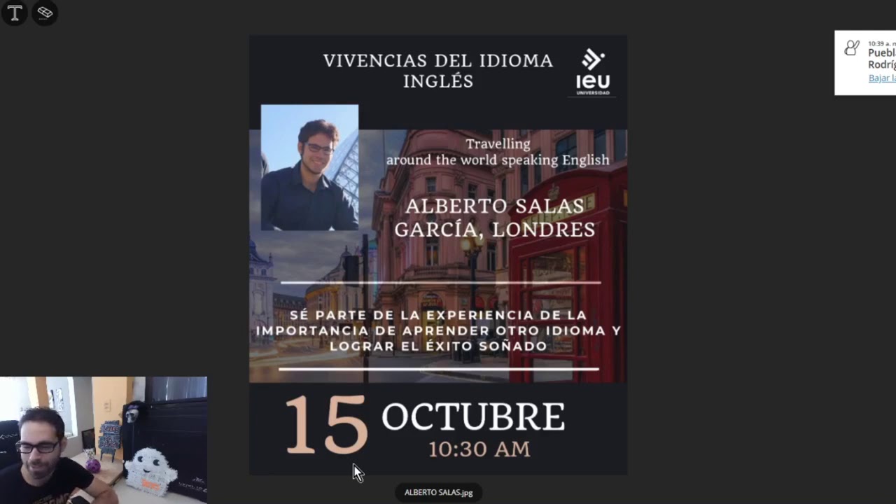 La IEU Puebla entrevista a Mr. Salas (Ser profesor, estad&iacute;a en Londres, aprender idiomas, acento)