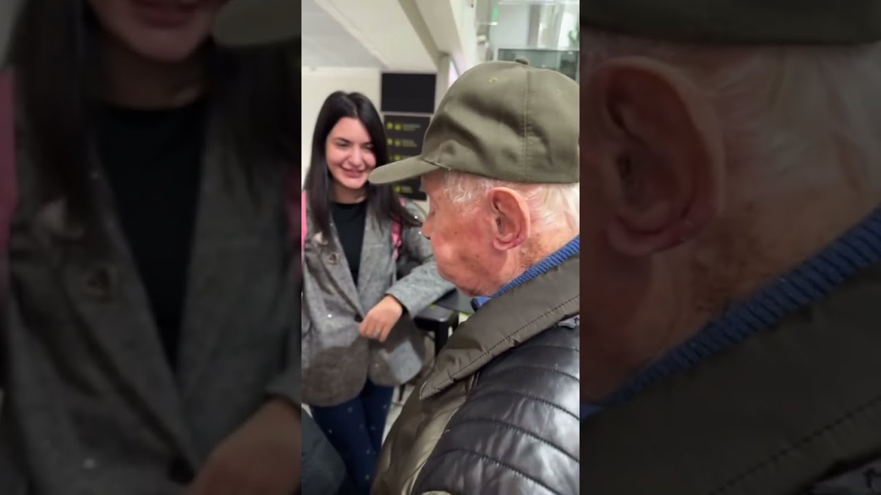 Nonno Faustino SALUTA la NIPOTE che parte♥️🐊