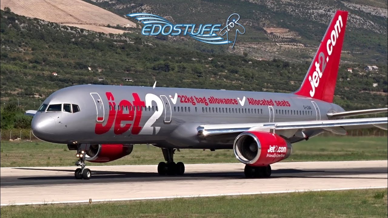 Jet2 - Boeing 757-21B G-LSAI - Takeoff from Split Airport LDSP/SPU