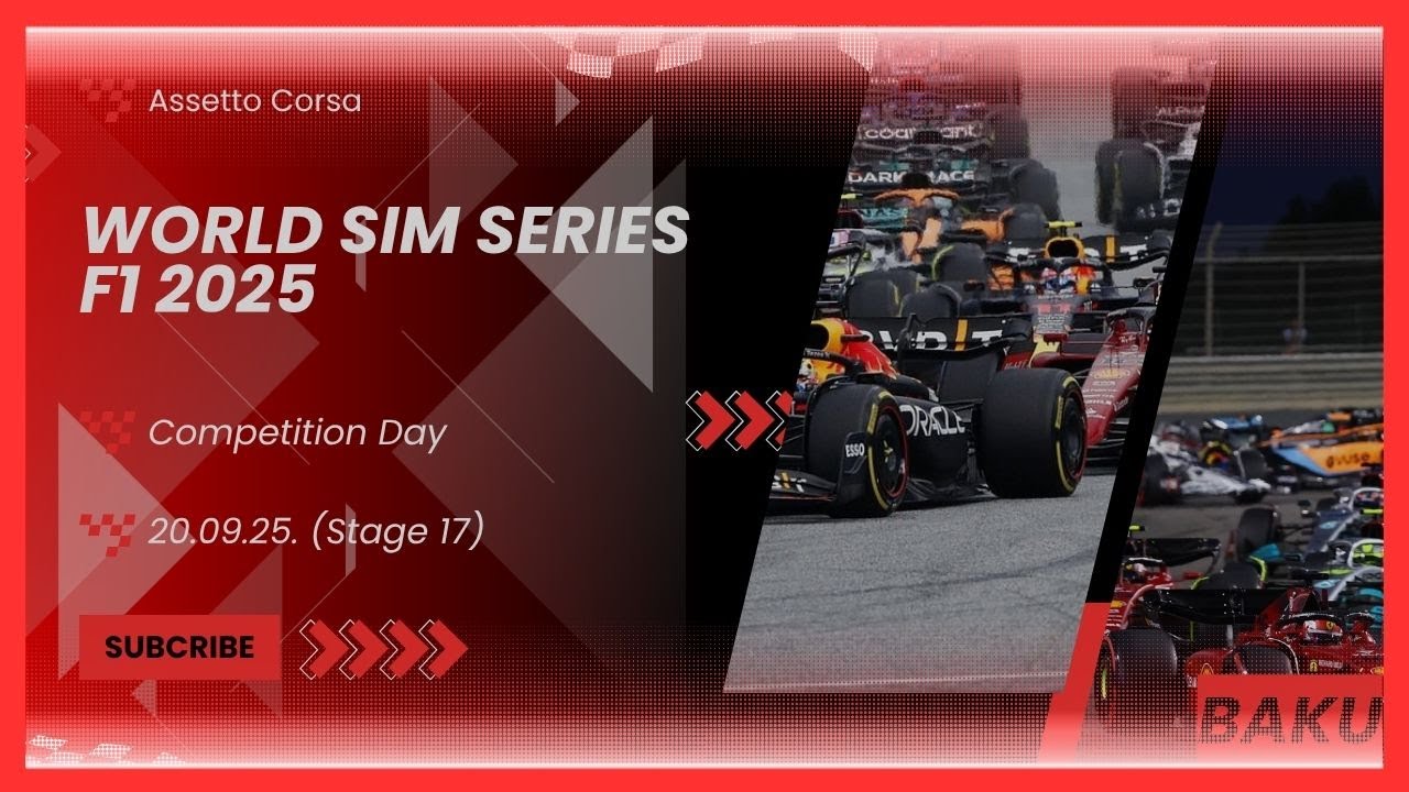 20.09.2025. Competition Day in Assetto Corsa / F1 2025 (Stage 17)