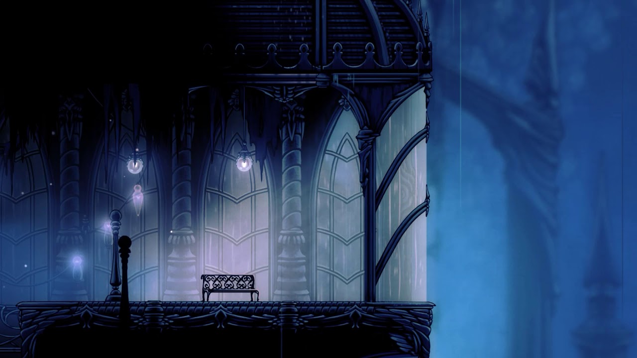 Hollow Knight Ambience - City of Tears indoors with rain