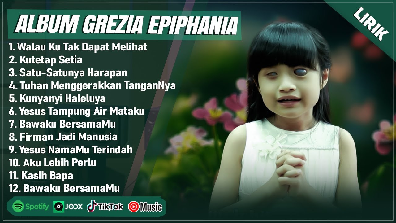 WALAU KU TAK DAPAT MELIHAT - GREZIA EPIPHANIA (LIRIK) | KU TETAP SETIA || LAGU ROHANI TERBARU 2025
