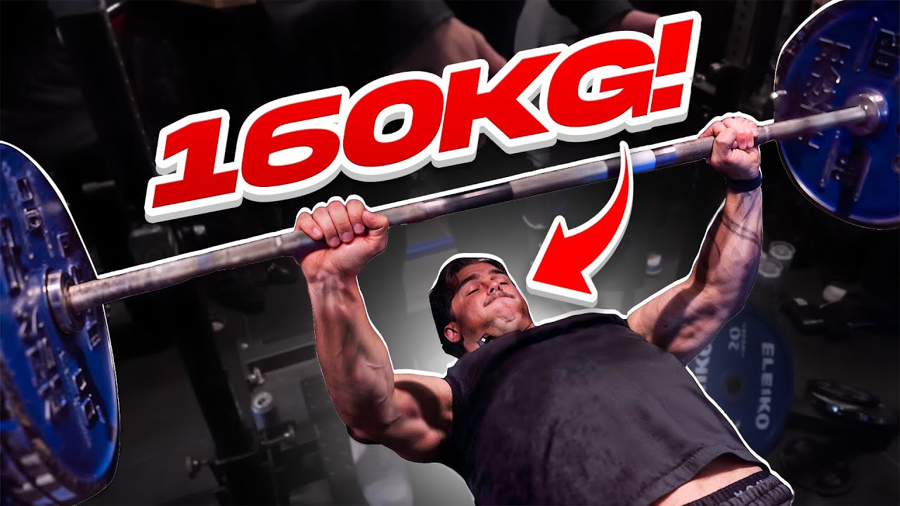 160KG BENCH PR OP HET UPFRONT EVENT?!?!😤