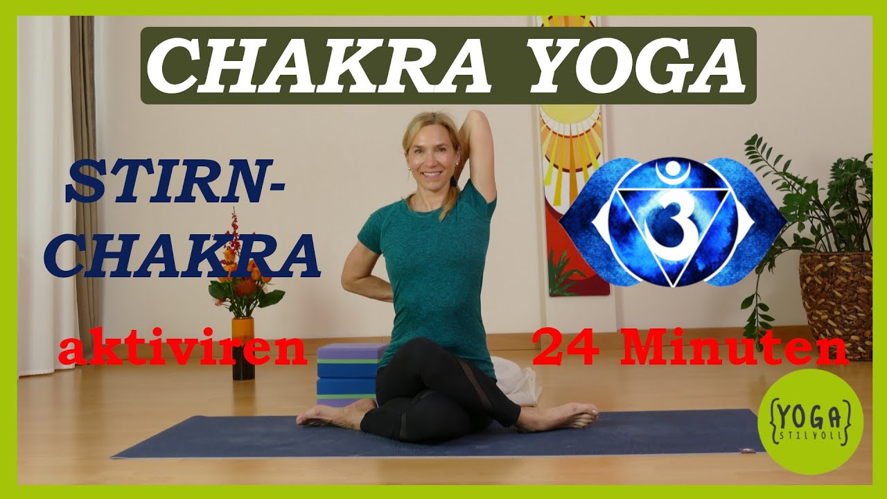 Chakra Yoga für das  Stirnchakra | Yoga Flow für zu Hause | 24 Minuten
