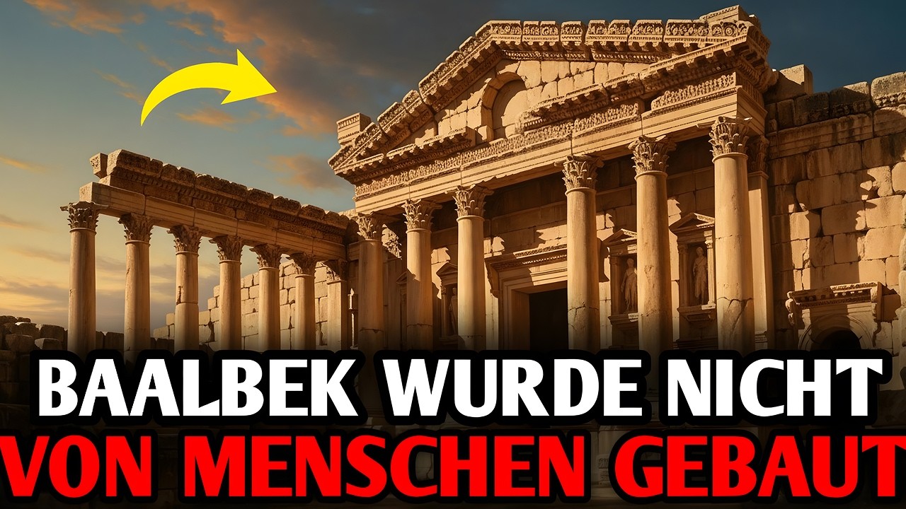 BAALBEK: 1000 TONNEN STEIN PERFEKT GESCHLIFFENWIE KANN MAN SO ETWAS ANHEBEN?