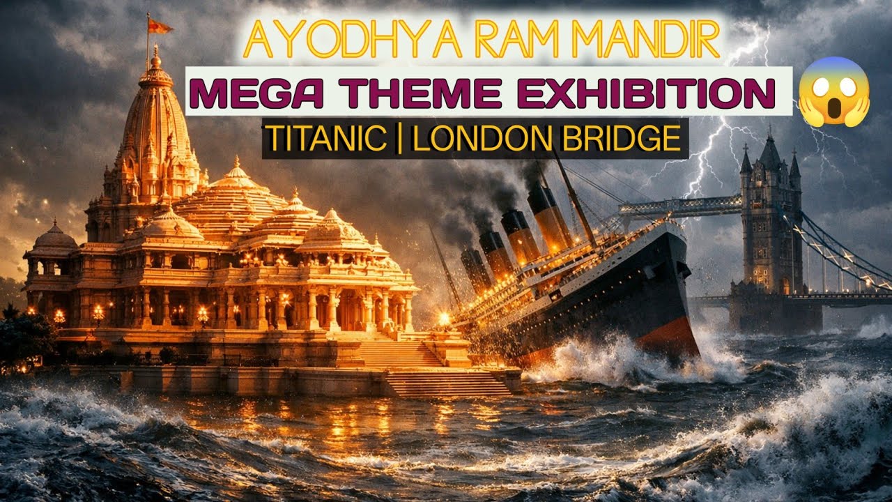 Vijayawada Exhibition | Ram Mandir Model | Titanic & London Bridge | Full Tour
