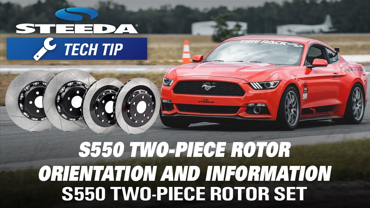 Steeda Two-Piece Rotor Orientation On S550 Mustang | Tech Tip