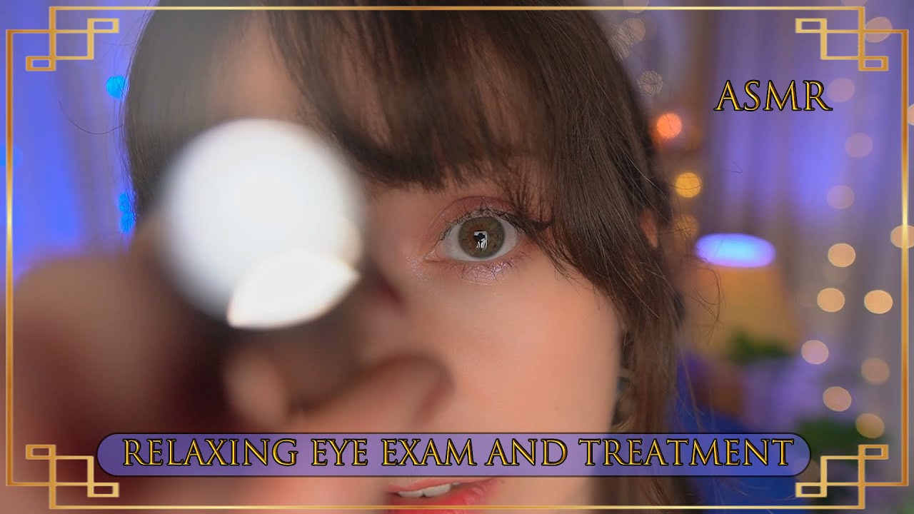 ⭐Расслабляющий осмотр и лечение ASMR для глаз [Sub] Медицинский осмотр у врача
