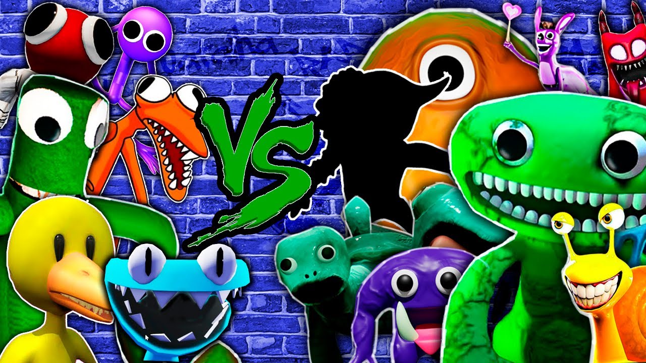 Rainbow Friends Vs Garten of Banban - Batalha de Rap - Compilado