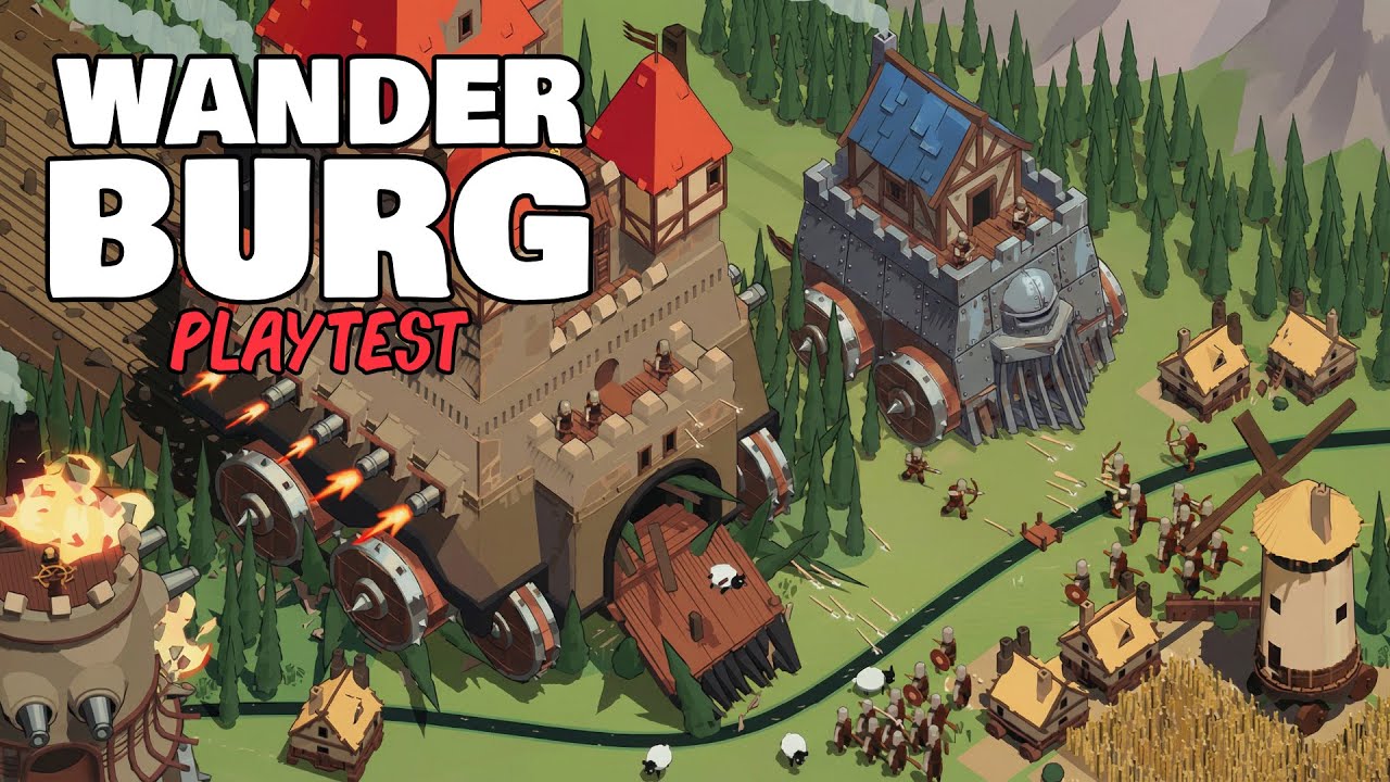 Wanderburg Playtest – Vampire Survivors Meets Mobile Castle Warfare
