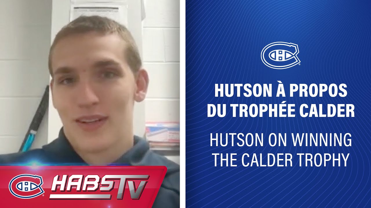 Lane Hutson on winning the 2025 Calder Memorial Trophy | LIVE PRESS CONFERENCE
