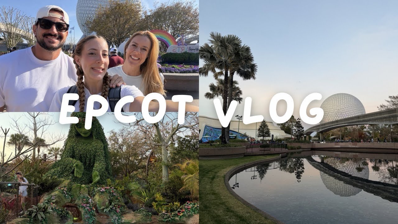 EPCOT VLOG!!!! *comidas dos países, atrações, show de fogos e patinhos*🎆