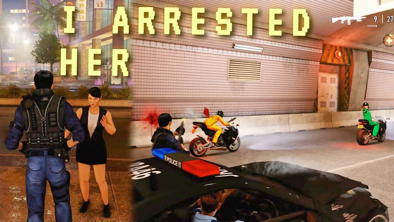 I arrested her without any reason and protect officer from cult members GTA6