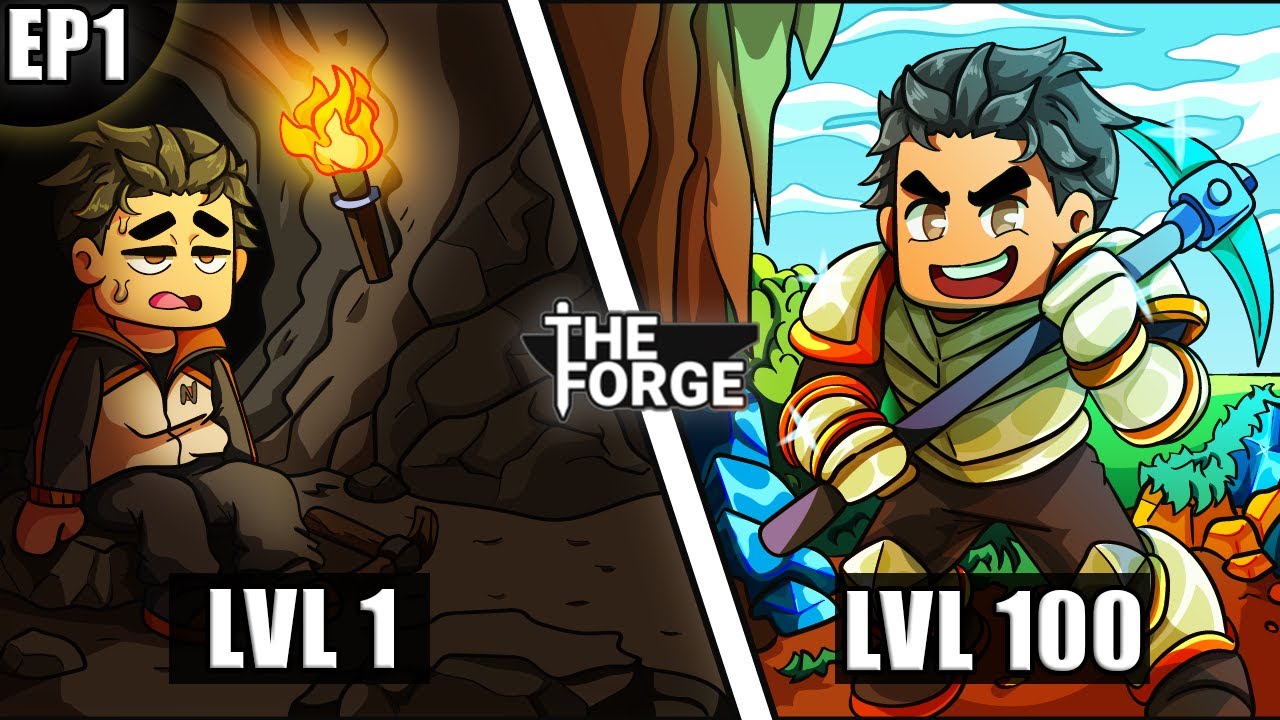 Atteindre le LEVEL 100 sur The Forge le plus RAPIDEMENT ! 😜 |  EP1 The Forge [ROBLOX]