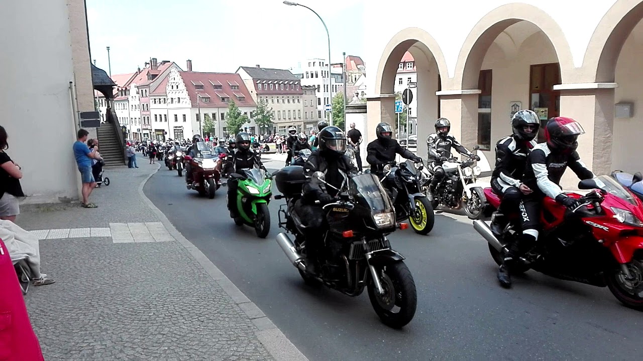 25. Zeitzer Bikertreffen Ausfahrt