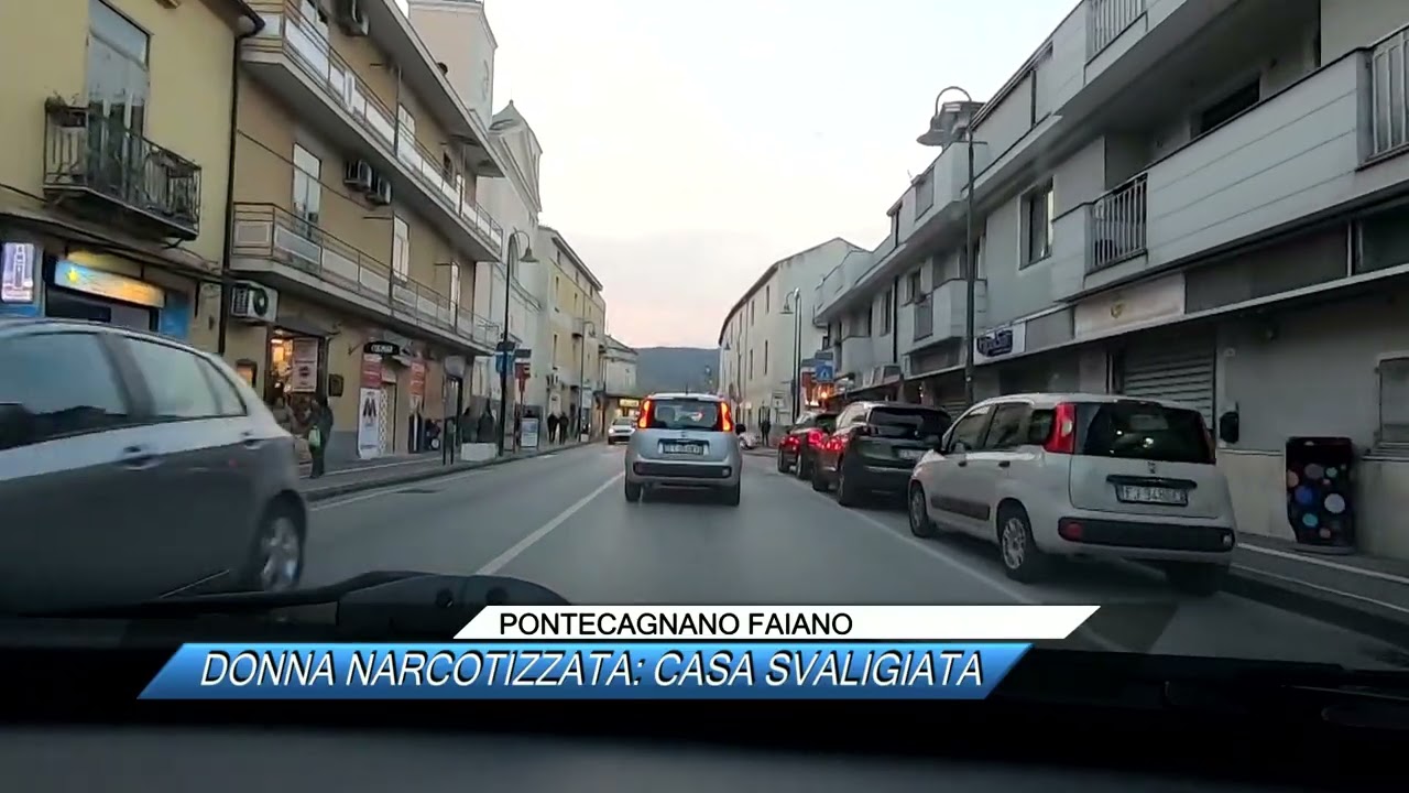 ✅ PONTECAGNANO FAIANO, DONNA NARCOTIZZATA: CASA SVALIGIATA  |SUD TV 114|