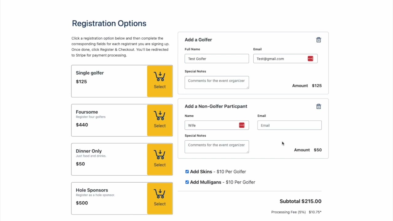 How to Set Up a PlayThru Event Registration Page