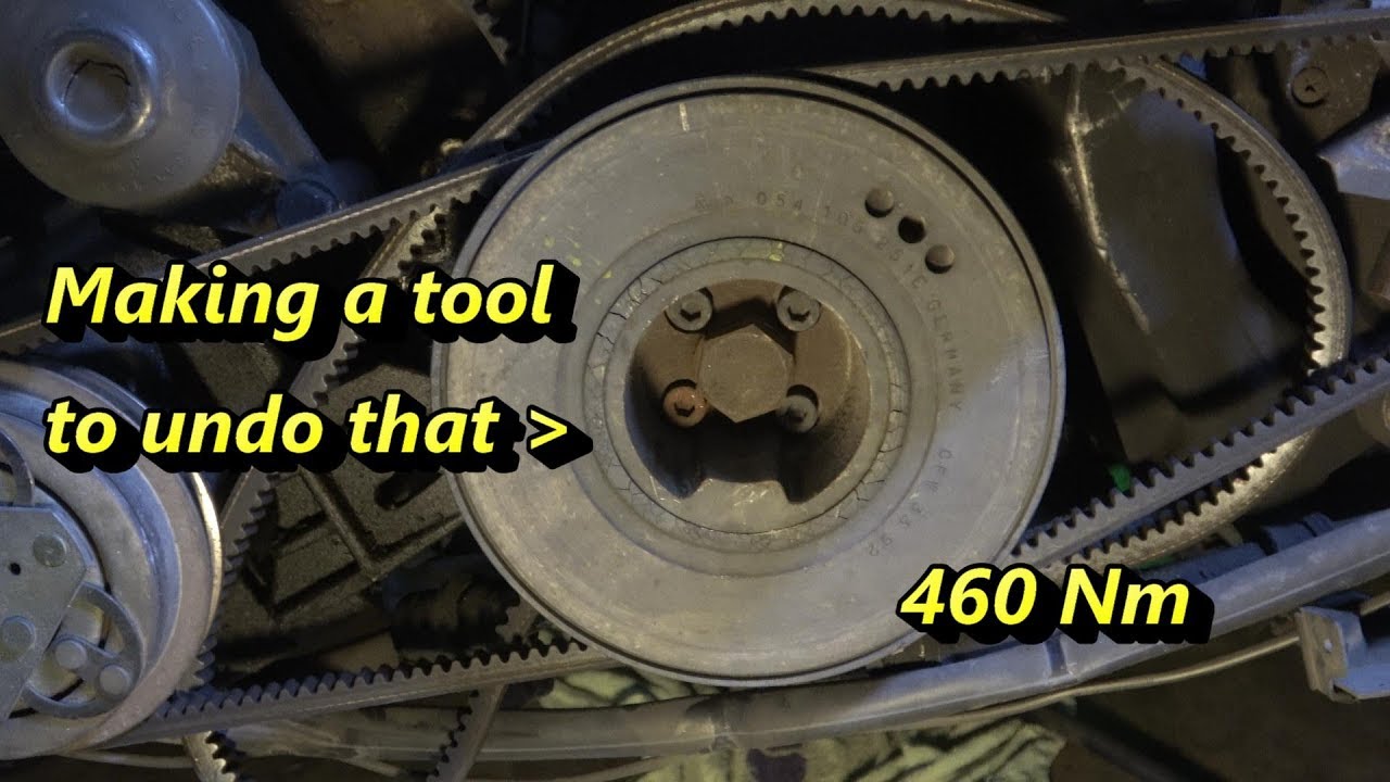 Making a Crank Locking Tool - Audi 5 Cylinder