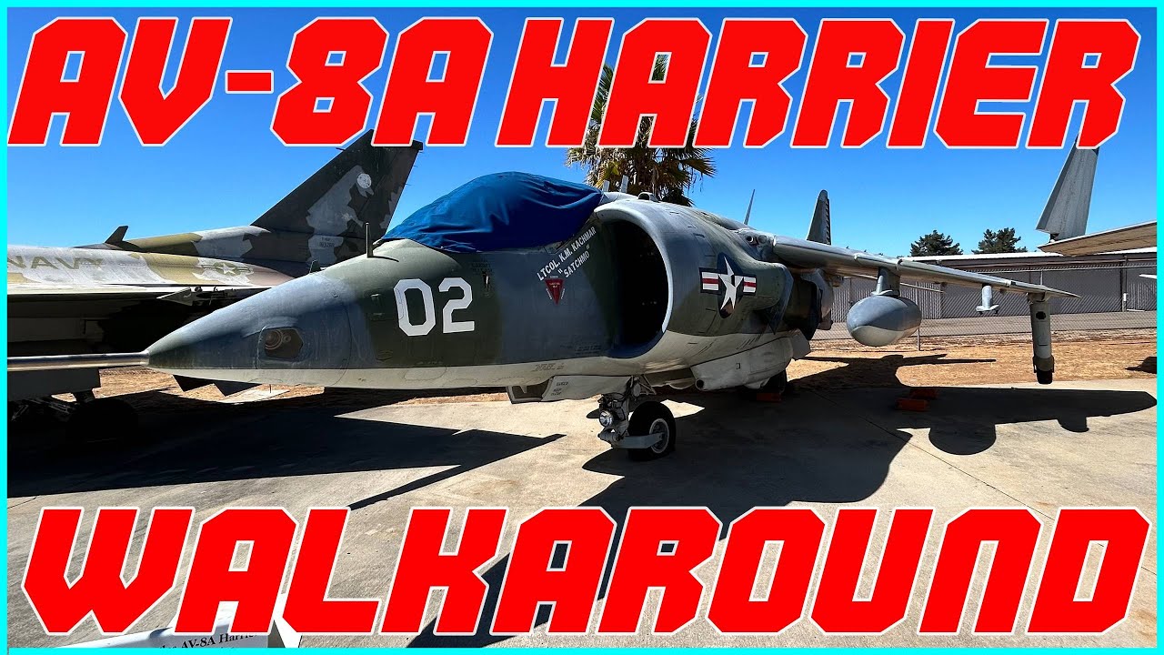 AV-8A HARRIER WALK AROUND