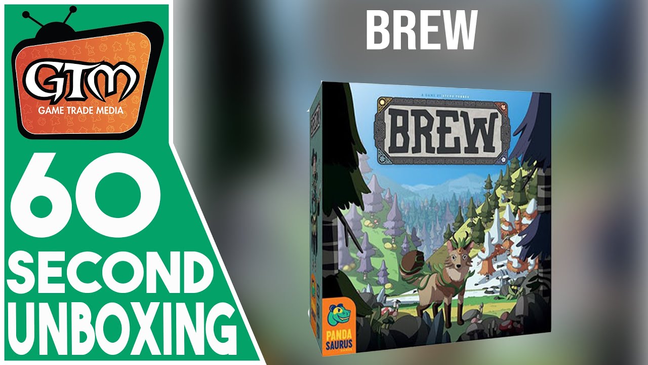 #Brew by Pandasaurus Games | Game Trade Minute | (A 60 Second #Tabletopgaming Snapshot)
