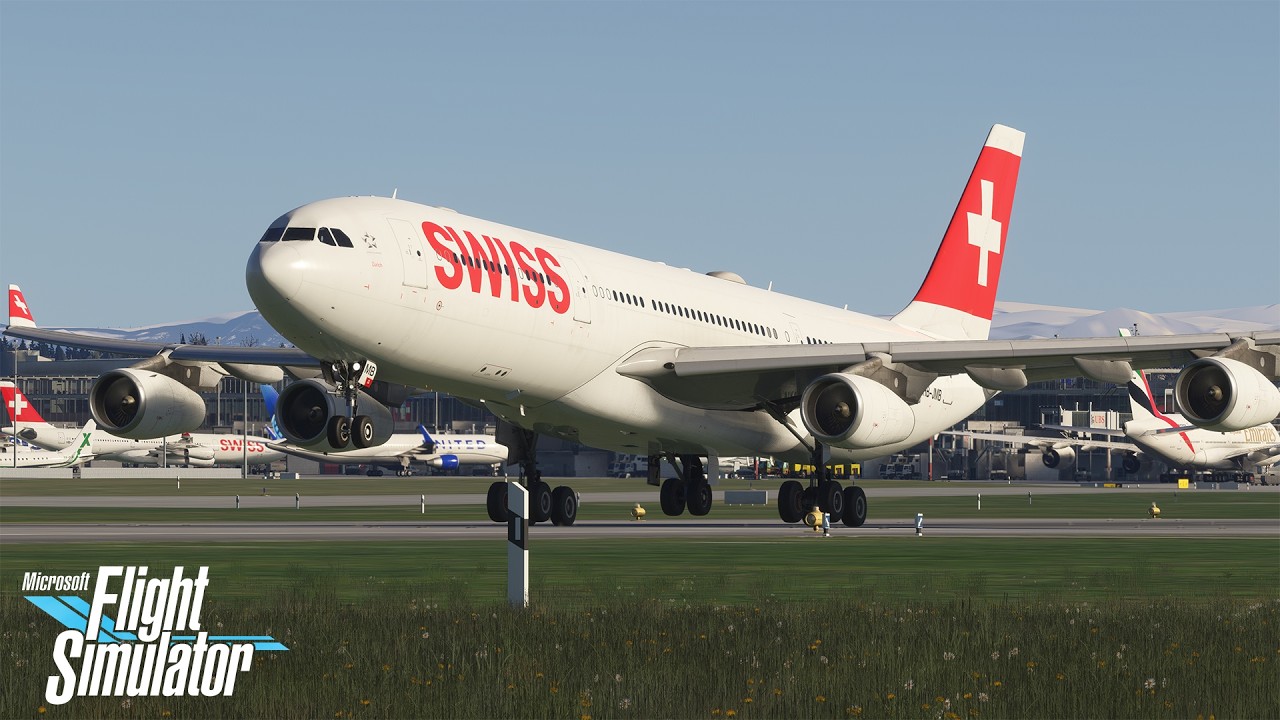 SWISS A340 | Zurich to Johannesburg Full Flight | MSFS 2024